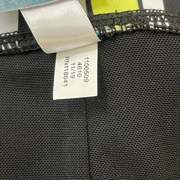 NWT Swim by Cacique Womens Boy Shorts Briefs 18 Plus Black & Striped Multicolor - Picture 5 of 7